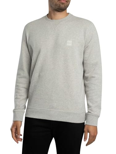 BOSS Mens Sweatshirt, 086Open Grey, XXL
