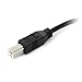 StarTech.com 9 m / 30 ft Active USB A to B Cable - M/M - Black USB 2.0 A to B Cord - Printer Cable - Extension USB Cable (USB2HAB30AC)