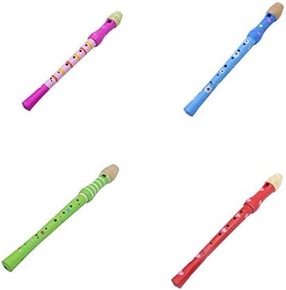 Bleu Ultnice Flute A Bec En Bois 8 Trous Soprano Recorder Flute Lecture De Musique Instruments A Vent Pour Enfants Instruments De Musique Et Sono Instruments A Vent