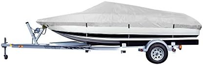 Waterproof 17ft.-19ft. Beam Width To 96 inch Boat Cover. Pro-style Bass, V-Hull Runabouts Boat, 16ft.-18 1/2ft.Fish&amp;Ski Boat fits