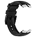 MOTONG Silicone Replacement Strap for Ticwatch S (Silicone Black)