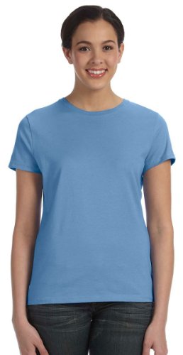 Hanes Women's Nano T-Shirt, Small, Light Blue
