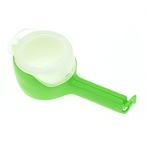 Food Clips Bag Sealing Clips with Discharge Nozzle Plastic Bag Moisture Sealing Clamp Food Saver Kitchen Snack Tool 3pcs