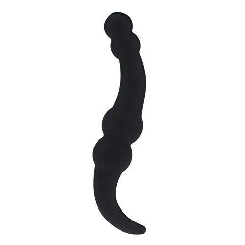 BeHorny Prostate Massager, Double Ended Silicone Anal Toy, Shaped for Satisfaction