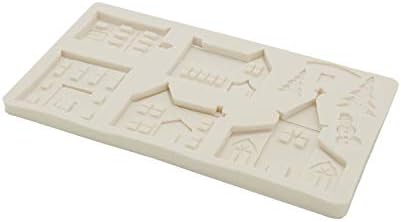 Christmas Gingerbread House Silicone Mold Fondant Mould Cake Decorating Tools Chocolate, Gumpaste, Sugarcraft, Kitchen Gadgets