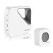 【Upgrade】Wireless Doorbell AUYOU 2018 New Edition Waterproof Door Bell Kit, over 500 Feet Operating, 36 Chimes, 5 Level Volume, LED Indicator, 1 Plug-In Receiver & 1 Push Button Transmitter
