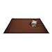Dacasso Rustic Brown Desk Pad with Side-Rails, 34 by 20-Inch