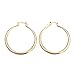 Followmoon 18K Gold Plated Women's Hoop Earrings Sparkling Styles