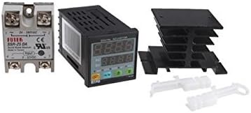 Anyaki® Fahrenheit(F) / Celsius(C) Dual Display PID TD6-SNR Temperature Controller + SSR-25DA Solid State Replay