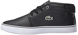 Lacoste Unisex-Child Ampthill Sneaker, Black