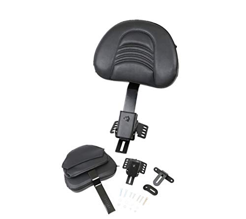 Plug-in Driver Rider Backrest Custom Made For 1997-2018 Touring Models, Adjustable
