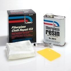 Click Here to See More Images USC Premium Fiberglass Cloth & Resin Repair Kit