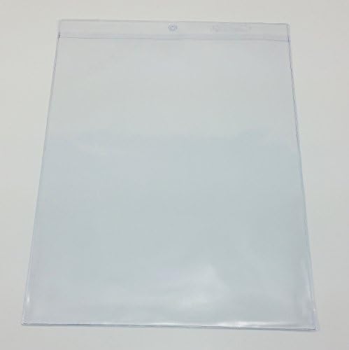 Amram Vinyl Tag Holders 10-in x 13-in, 50 Pack, Includes 100 Cable Ties