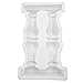 Concrete Fence Post Mold - Roman Column Fence Plastic Mould Plaster Mold for Concrete DIY Balcony Garden Pool Ornament Decor