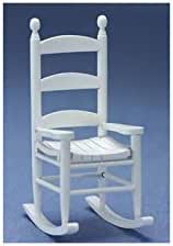 dollhouse wooden rocking chair