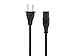 Monoprice 10ft 18AWG AC Power Cord Cable w/o Polarized, 10A (NEMA 1-15P to IEC-320-C7)