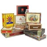 Paper Covered Empty Cigar Box; pack of 10