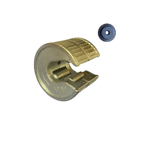 Plumbflex Trade Quality Cooper Pipe Cutter auto Tube Cutter, Plumbing Pipe Cutter, Spare Blade Included (15mm)