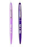 Inspirational ballpoint pens for women, great office gifts for boss, cute school office supplies for her, funny birthday gifts, Make it epic, get it done