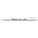 Sharpie Permanent Paint Marker, Fine Point, White