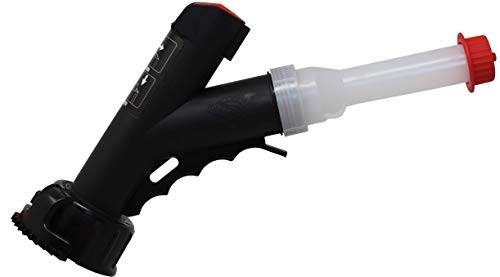 Press N Pour Gas Funnel: Replacement Spout and Gas Can Cap for Any GarageBOSS, Briggs & Stratton, and Wedco Portable Fuel Gas Can Bonus: Extra O Ring