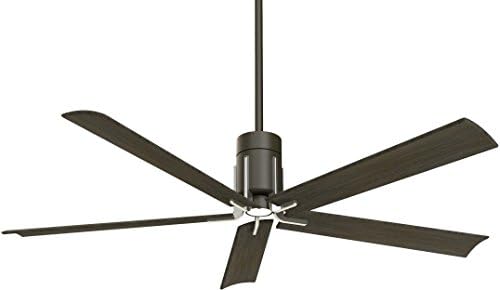 Minka Aire F684l Mbk Bn Smart Ceiling Fan In Matte Black Brushed