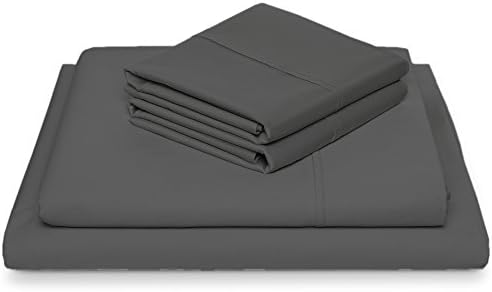 Ultra Soft Microfiber Sheet Set Hotel Quality Luxury 6-pc Bed Sheet Set Wrinkle and Fade Resistant by Emperor Style (Full, Gray)