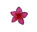 Hawaii Luau Party Dance Artificial Foam Plumeria Hair Clip in Hot Pink