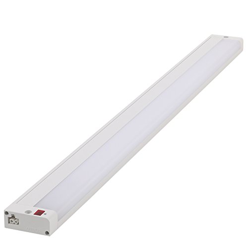 DEWENWILS LED Dimmable Under Cabinet Lighting, Brightness Memory, Motion Sensor Closet/Kitchen Cabinets Light, Under Counter Light for Workbench, Shelf, 3000K Warm White,24 inch, ETL Listed