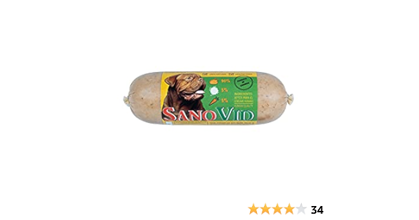 SanoVid Comida húmeda para Perros Pollo, Arroz & Zanahoria ...