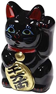 Amazon 国産 病防 招き猫 黒 4寸 左手 高さ 約 12 風水の置物 邪気払い お守り 風水グッズ 神棚 オンライン通販 Amazon 国産 病防 招き猫 黒 4寸 左手 高さ 約 12 風水の置物 邪気払い お守り 風水グッズ 神棚 オンライン通販