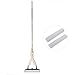 Finether Floor Cleaning Mop Absorbent PVA Roller Mop Sponge Mop Refill with 2 Roller Sponge Mop Head and Extendable Handle