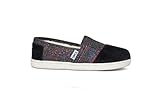 Toms Youth Classic Slip, Black Metallic/Velvet