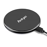 Antye Fast Wireless Charger 7.5W Compatible for iPhone 11/11 Pro/11 Pro Max/Xs Max/XR/X/8/8 Plus,10W Qi Wireless Charging Pad Replacement for Galaxy S10/S10 Plus/S10E, 5W All Qi-Enabled Phones