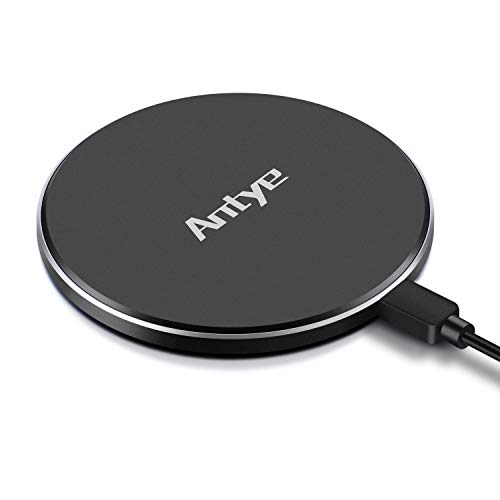 Antye Fast Wireless Charger 7.5W Compatible for iPhone 11/11 Pro/11 Pro Max/Xs Max/XR/X/8/8 Plus,10W Qi Wireless Charging Pad Replacement for Galaxy S10/S10 Plus/S10E, 5W All Qi-Enabled Phones