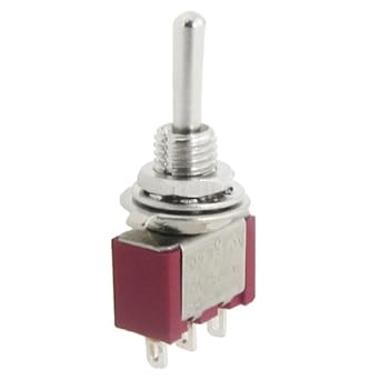 Uxcell On Off On 3 Position Momentary Toggle Switch Ac 250v 2 Amp 120v 5 Amp Spdt