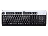 HP 435302-001 KB-0316 104 Key Black Silver PS2 Keyboard