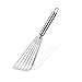 Tenta Kitchen Utensil Set Stainless Steel Metal Slotted Spatulas(2pcs),Nylon Fish Egg Spatulas Nonstick Spatulas Turner(1pc), Wide Flate Slotted Spatulas Nylon for Egg Fish Flying(Set of 3)