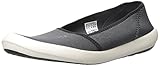 adidas Outdoor Women's Boat Slip-On Sleek Water Shoe, Dark Grey Heather/Chalk White/Black, 9 M US