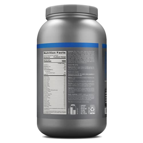Isopure Protein Powder, Creamy Vanilla Whey Isolate with Vitamin C