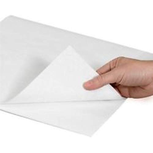 Insulated Paper Quilt Wrap, 12x12 Size, Triple Layer Paper Plastic Paper, White, Microwavable, 500 Pack Dispenser Box, Brown Paper Goods 7Q12