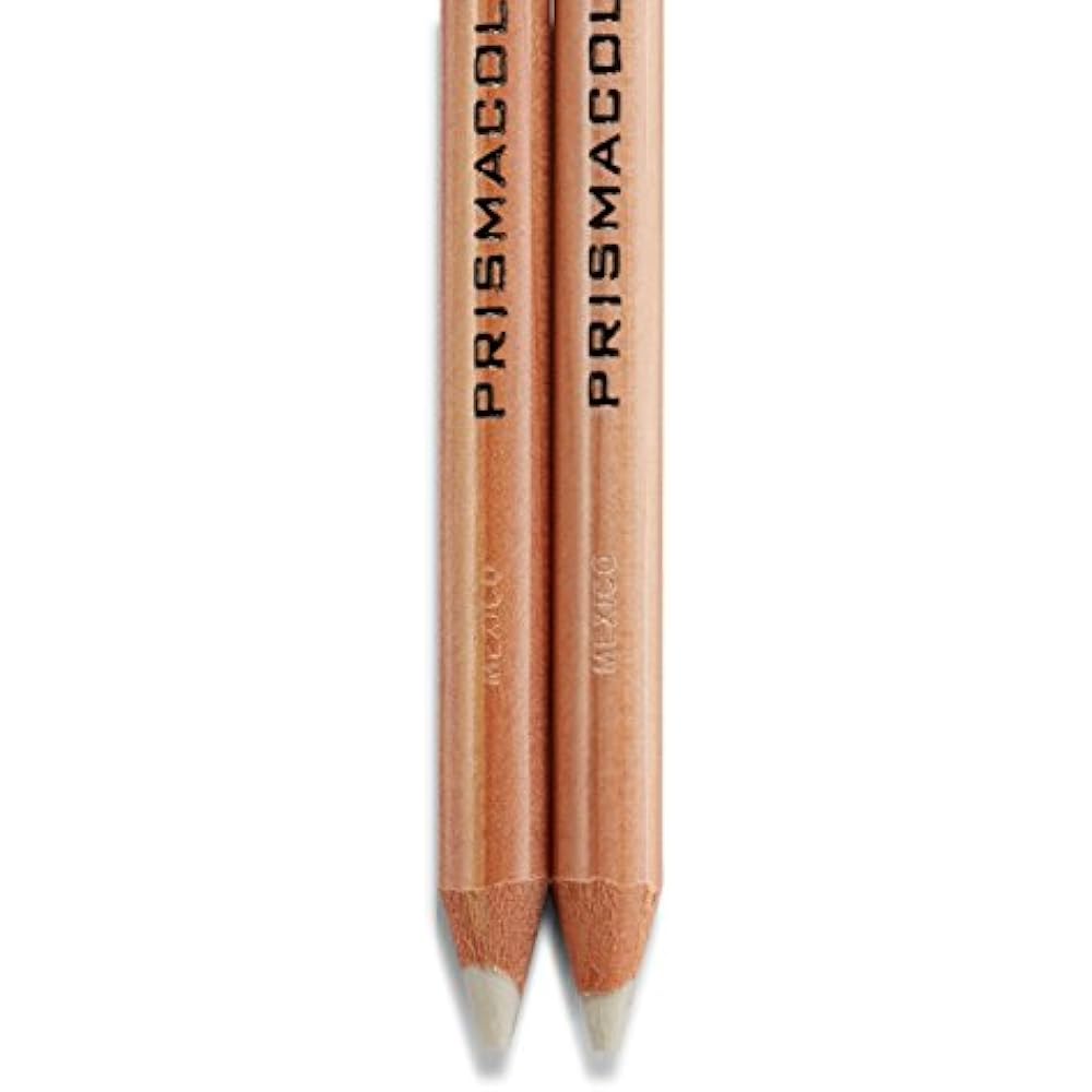 Prismacolor 962 Premier Colorless Blender Pencils, 2Count Wood Colored