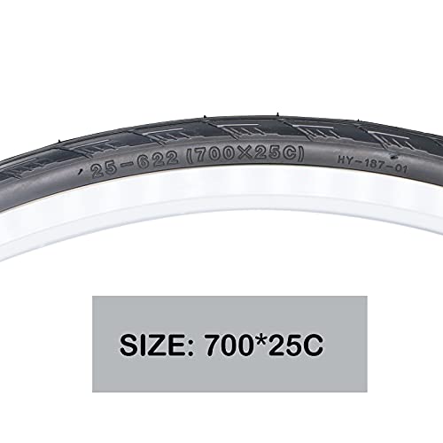 MOHEGIA Bike Tire,700 x 25C Folding Replacement Tire for Road Bicycle