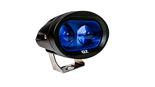 FR Series OZ-USA 4" High Output Oval Forklift Light 10w Blue LED Spot Beam Warehouse Safety Warning Lamp Spot Offroad Motorcycle SUV ATV Outdoor Garden Lighting Race 12V 48V