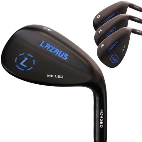 LAZRUS GOLF Premium Forged Wedge Set for Men 52 56 60 Degree