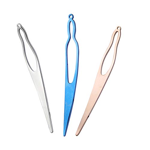 Two-Piece Suit Dreadlocks Tool Dreadlocks Needle Crochet Tool for Dreadlocks Interlock Tool Sisterlocks Hair Tool Starting Maintaining Your Locks ((2.6″+2.3″) Two-piece suit, Silver)