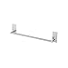 LuckIn 12 Inch Towel Bar Self Adhesive Towel Rod, Stick on Wall Hand Towel Hanger Brushed Nickel, Stainless Steel Single Towel Holder Door No Drill Hanging for Bathroom and Kitchen, TR0012SA