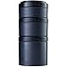 BlenderBottle ProStak Twist n' Lock Storage Jars Expansion with Pill Tray, Black (Pack of 3)