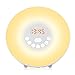Alarm Clock, Monokuchi Sunrise Alarm Clock 6 Nature Sounds Alarm Clocks FM Radio Digital Clock Touch Control With USB Charger Wake up Light for Bedrooms