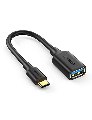 UGREEN USB C to USB Adapter Type C OTG Cable USB C Male to USB 3.0 A Female Cable Connector Compatible for MacBook Pro 2019 2018, Samsung Galaxy S10 S9 S8 Note 9 8, LG V40 V30 G6, Google Pixel 2 XL